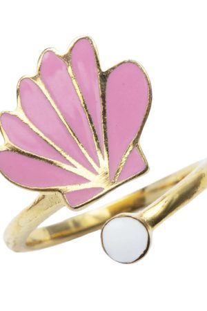 Seashell & Pearl Ring