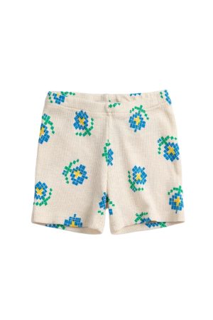 SALE Pixel Flowers Baby Short Leggings