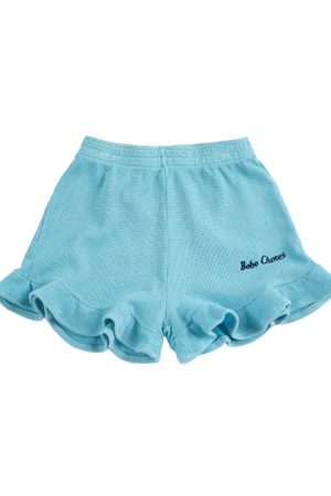 SALE Blue Ruffled Shorts