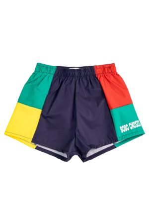 Color Block Swim Trunks