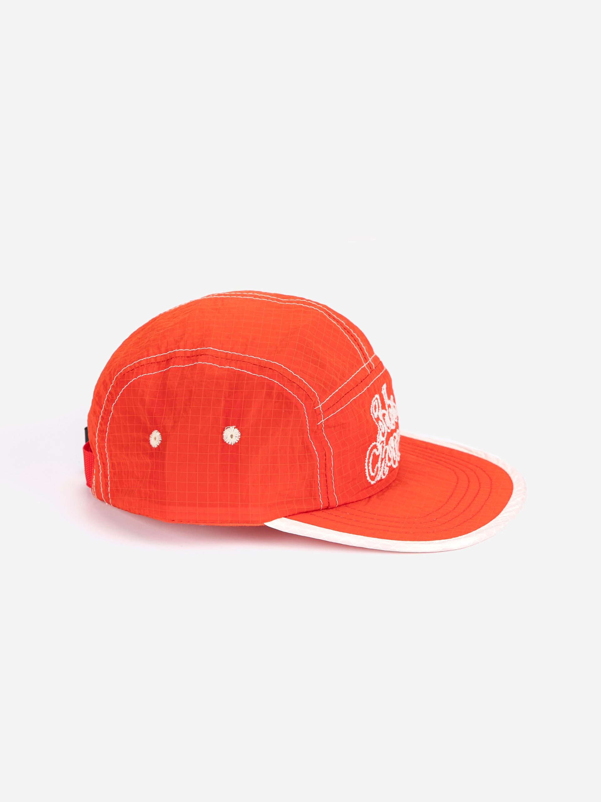 Red Woven Technic Cap - Image 3