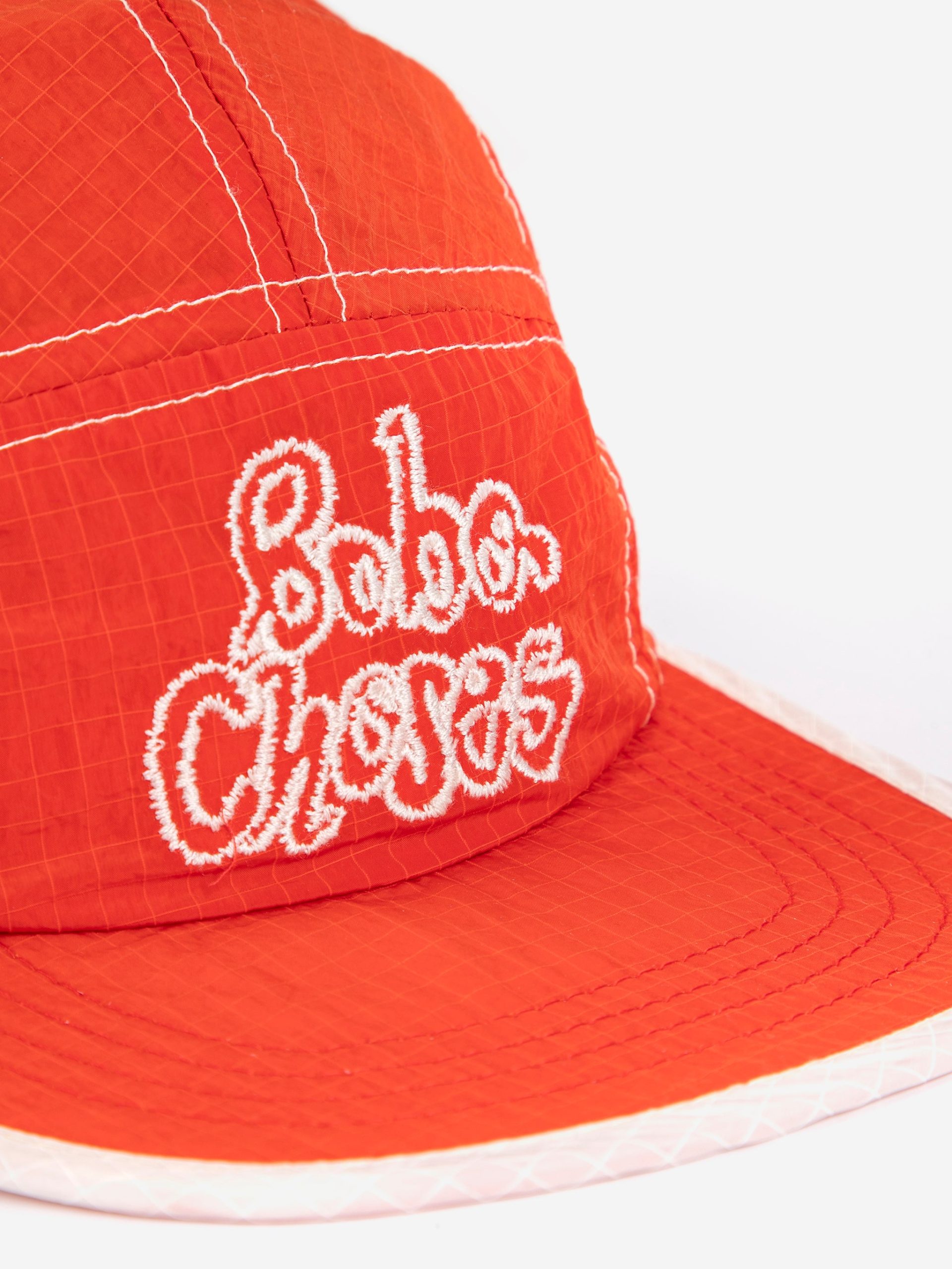 Red Woven Technic Cap - Image 4