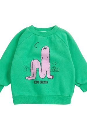 Long Pinky Puff Baby Sweatshirt