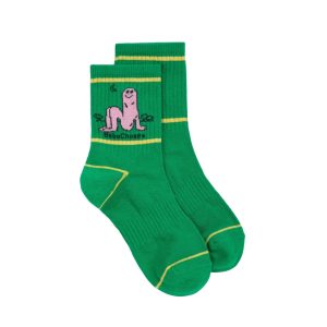 Long Puff Short Socks