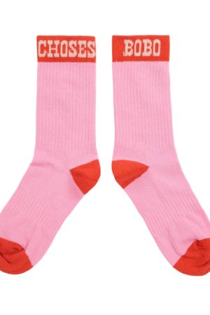 Pink Pop Long Socks
