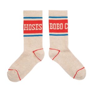 Red and Blue Pop Long Socks