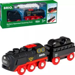 Battery-Operated Steaming Train