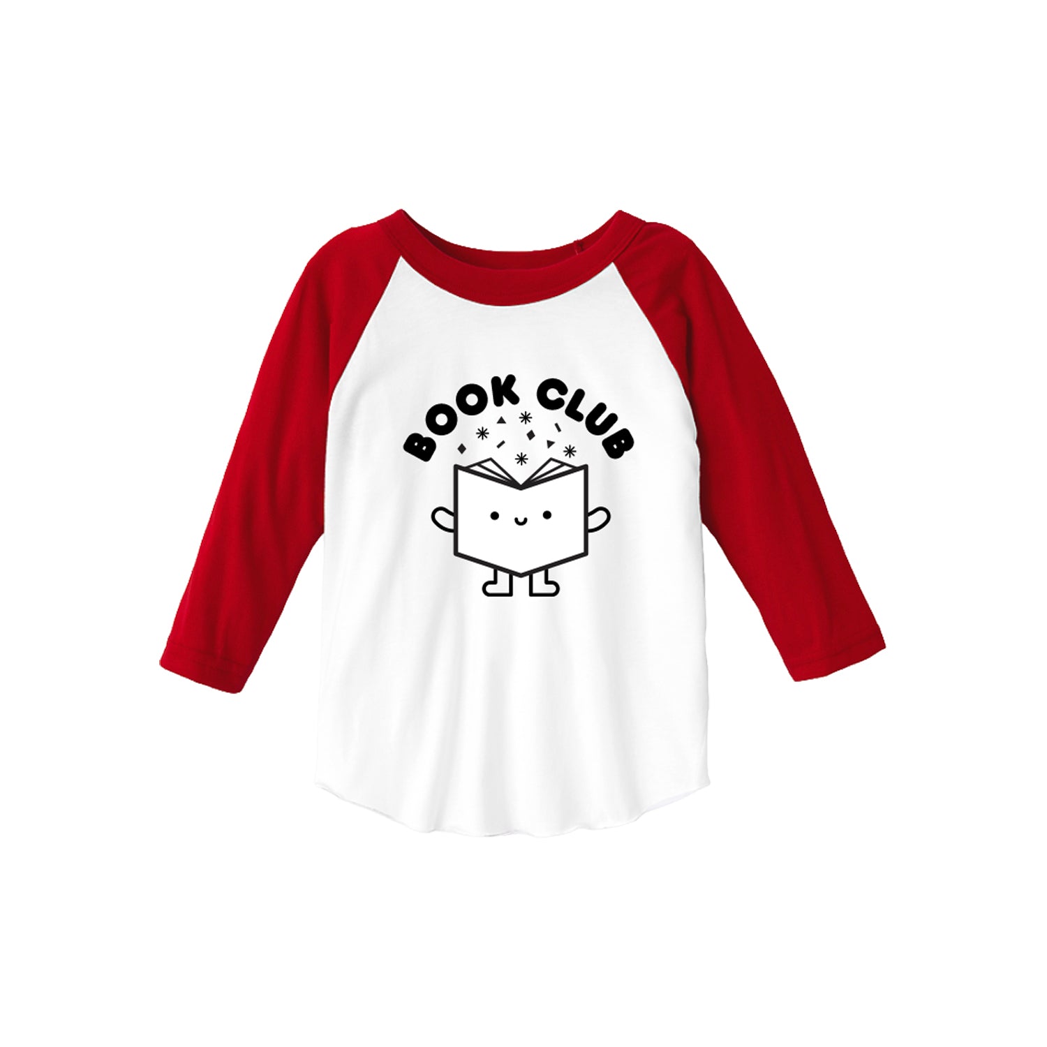Book Club Baby + Kid Baseball Tee