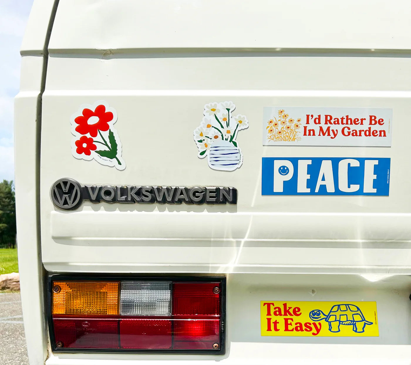 I'd Rather Be In My Garden Bumper Magnet - Image 3