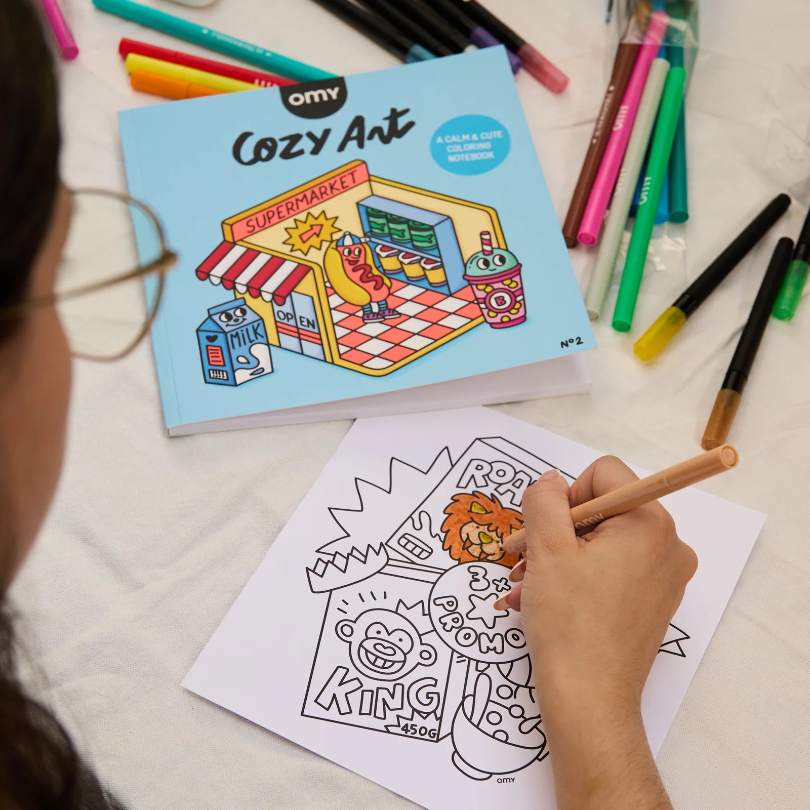 Supermarket - Cozy Art Coloring Book - Image 2