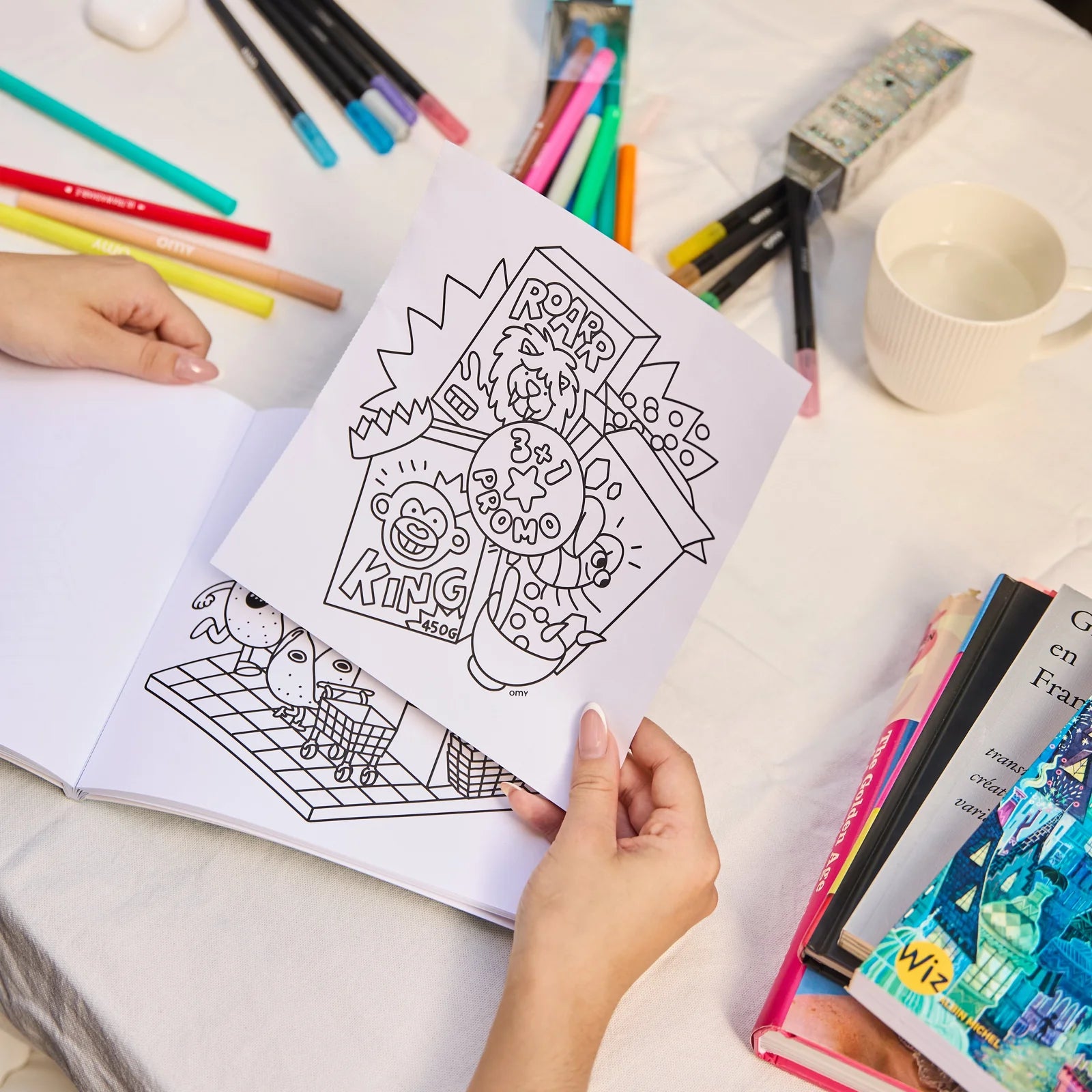 Supermarket - Cozy Art Coloring Book - Image 3