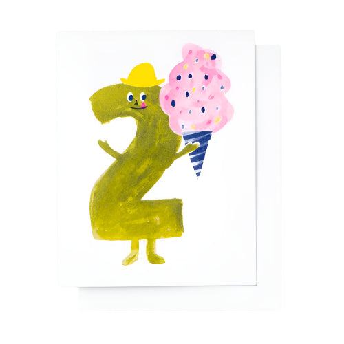 Birthday 2 - Risograph Card