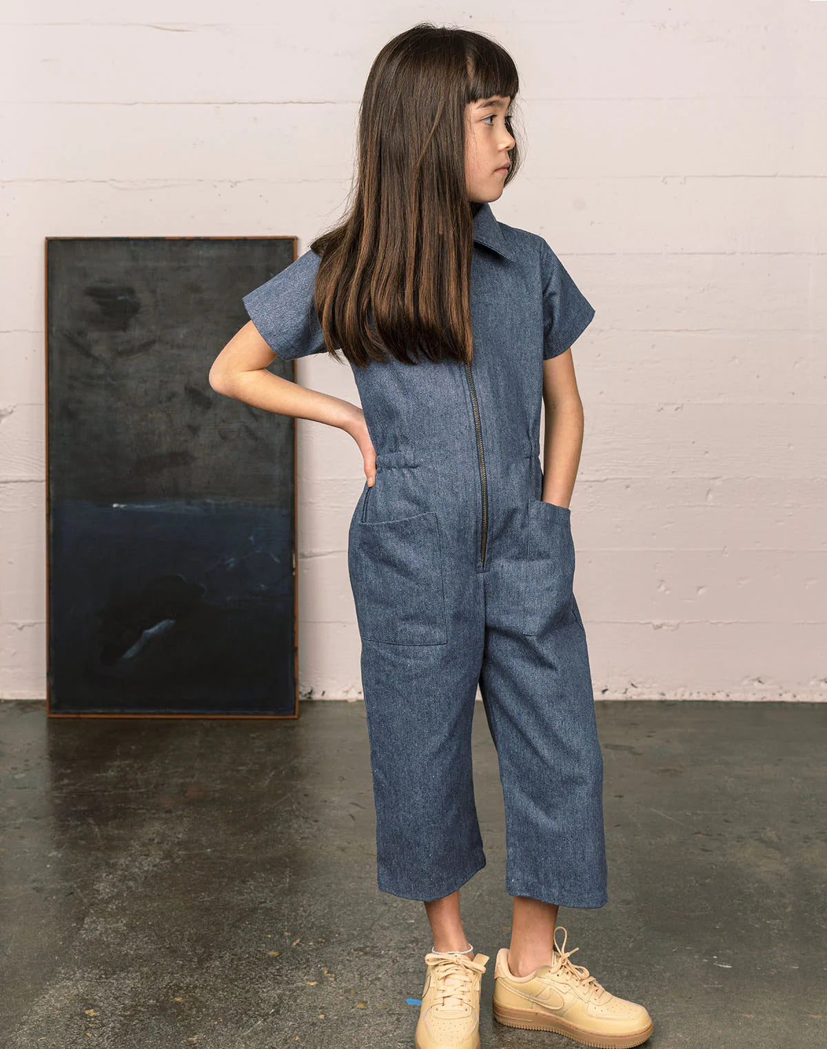 Denim Utility Suit - Image 3