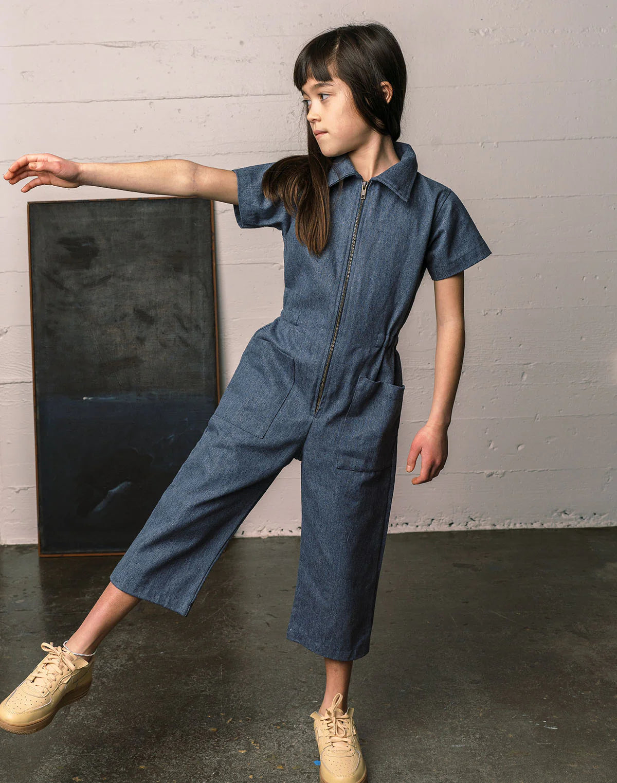Denim Utility Suit - Image 5