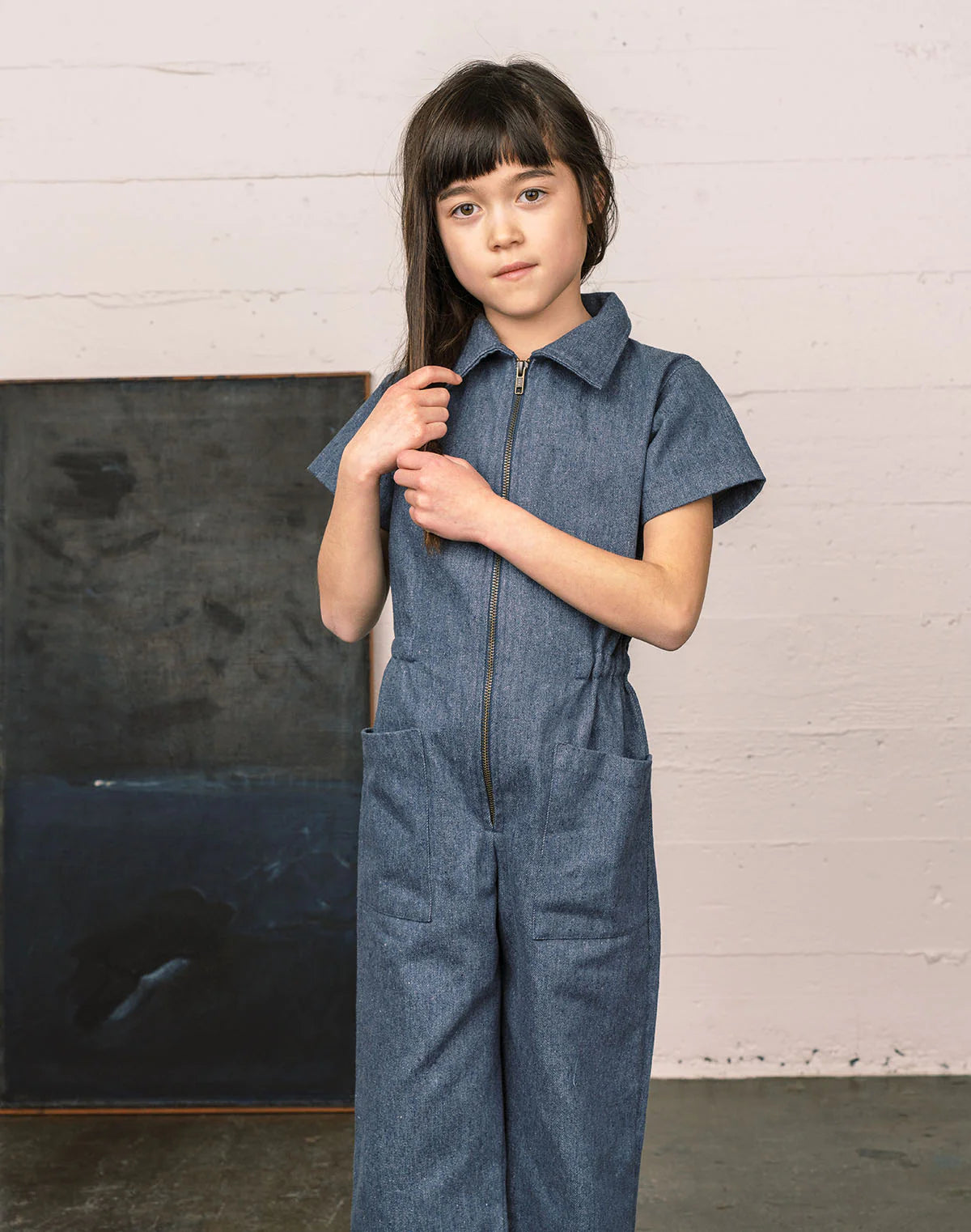 Denim Utility Suit - Image 7