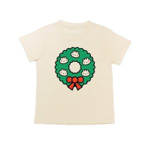 SALE Dumpling Wreath Holiday Baby + Kid + Adult Tee