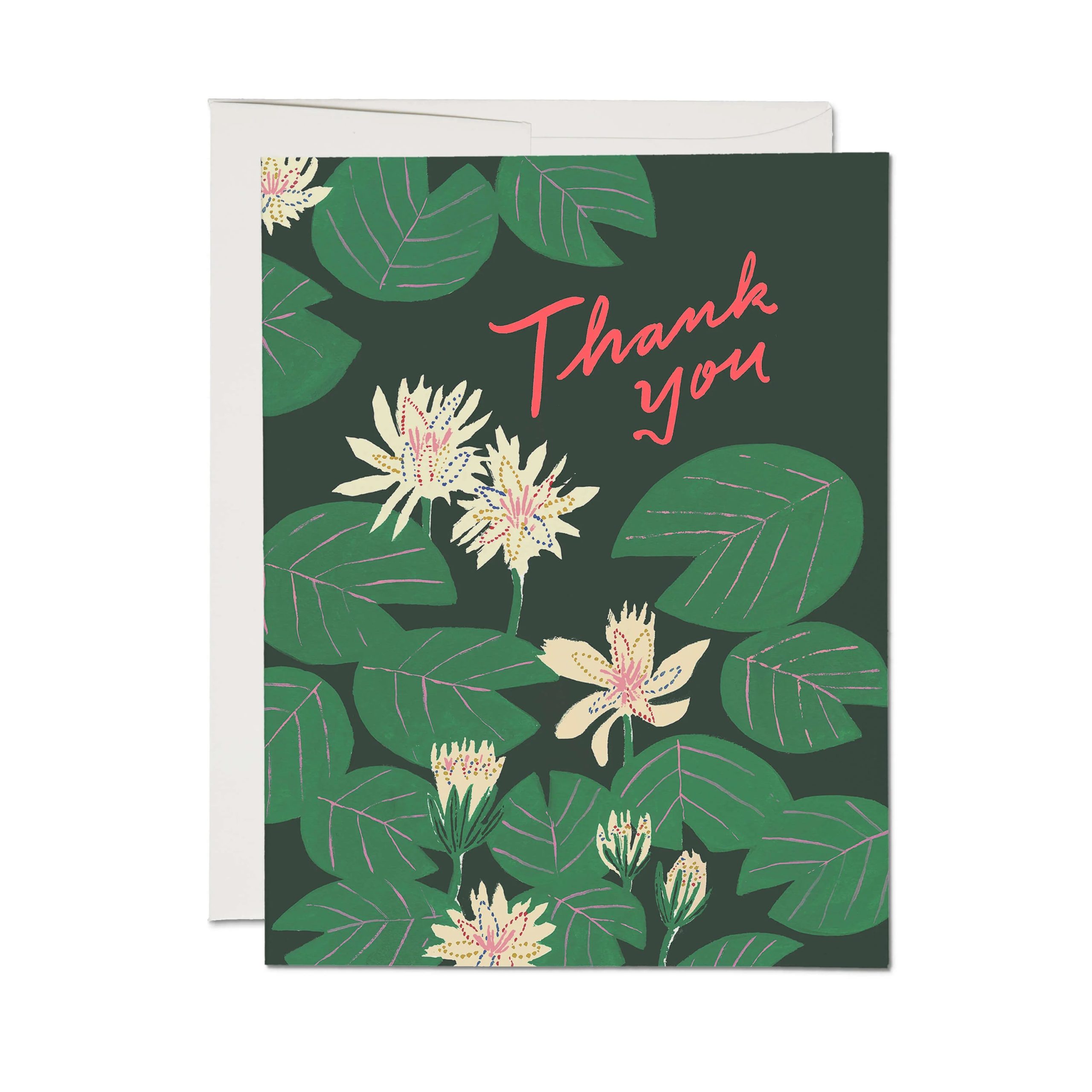 Water Lilies Thank You Card