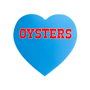 Oysters Heart Sticker