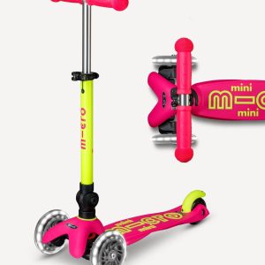 Micro Mini Foldable Scooter LED Wheels (More Colors)