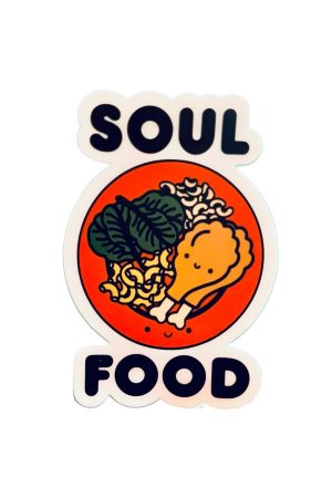 Sunny and Ted X Mochi Kids Soul Food Vinyl Sticker