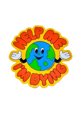Help Me. I'm Dying Vinyl Sticker
