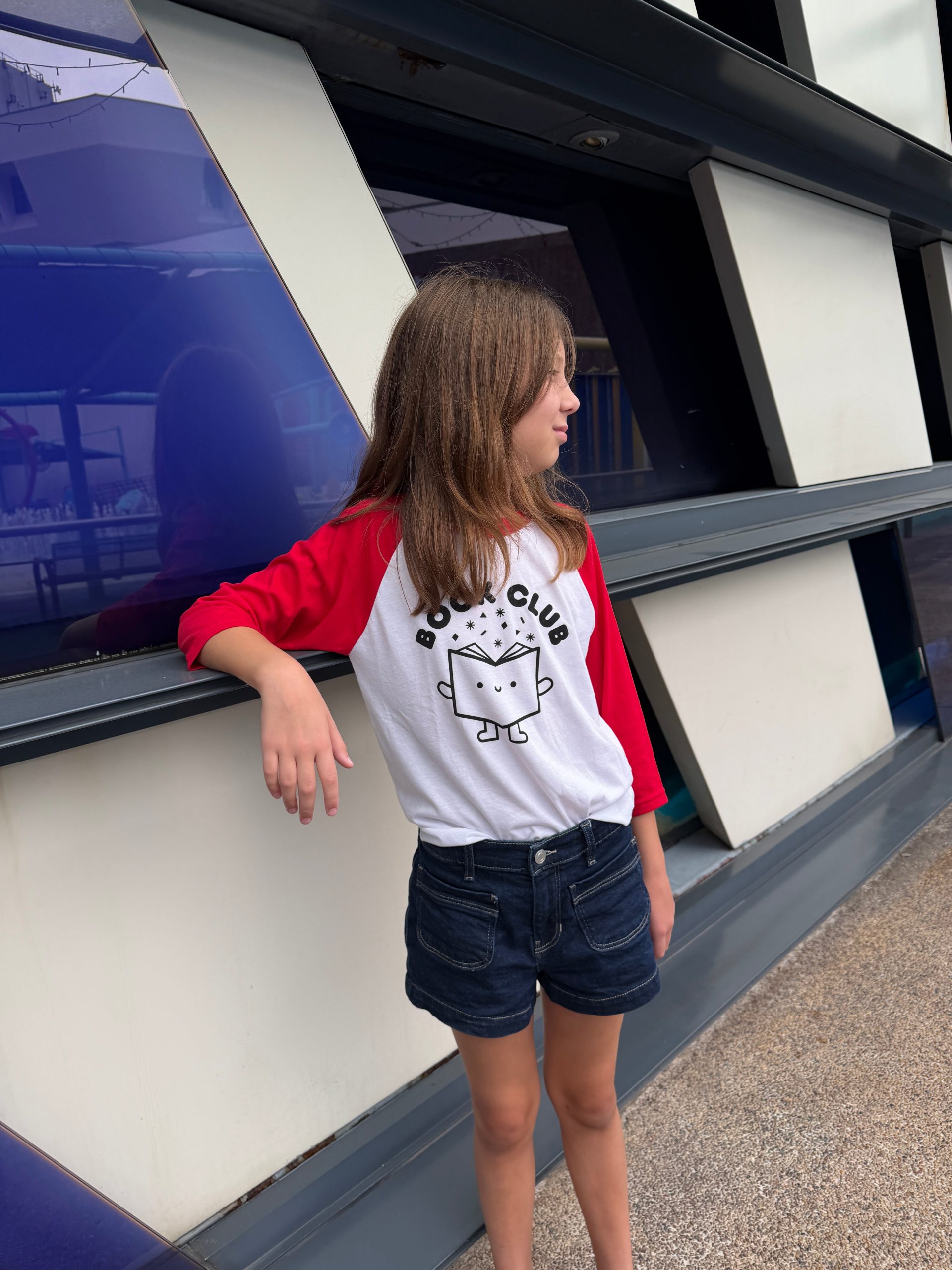 Book Club Baby + Kid Baseball Tee - Image 3