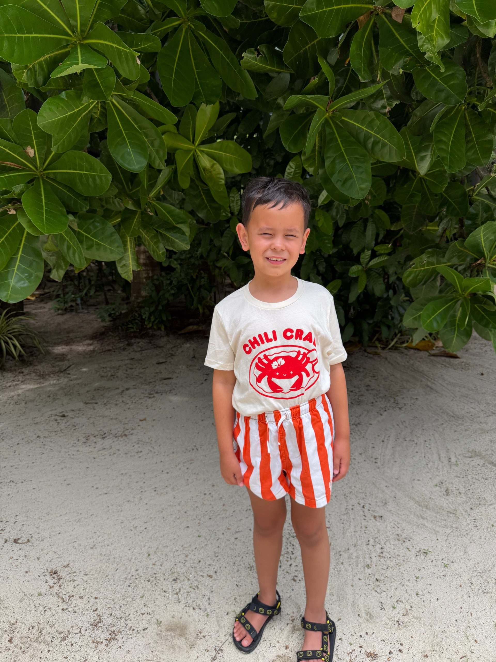 Chili Crab + Kid + Adult Graphic Tee - Image 2