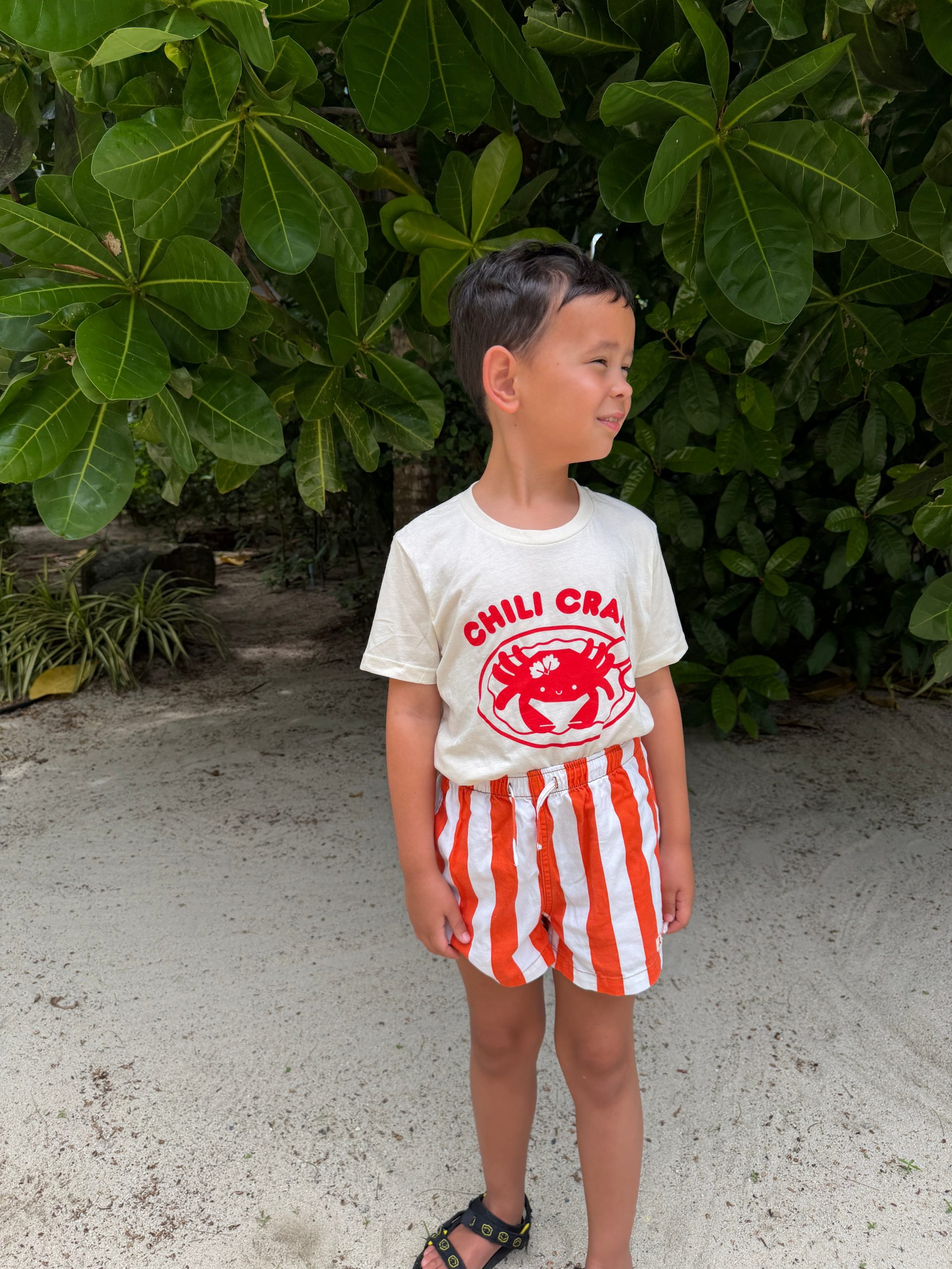Chili Crab + Kid + Adult Graphic Tee - Image 4
