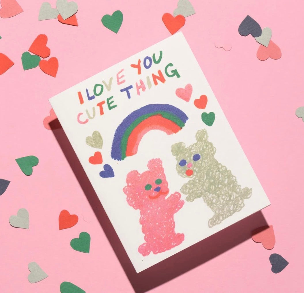 I Love You Cute Thing Card - Image 2