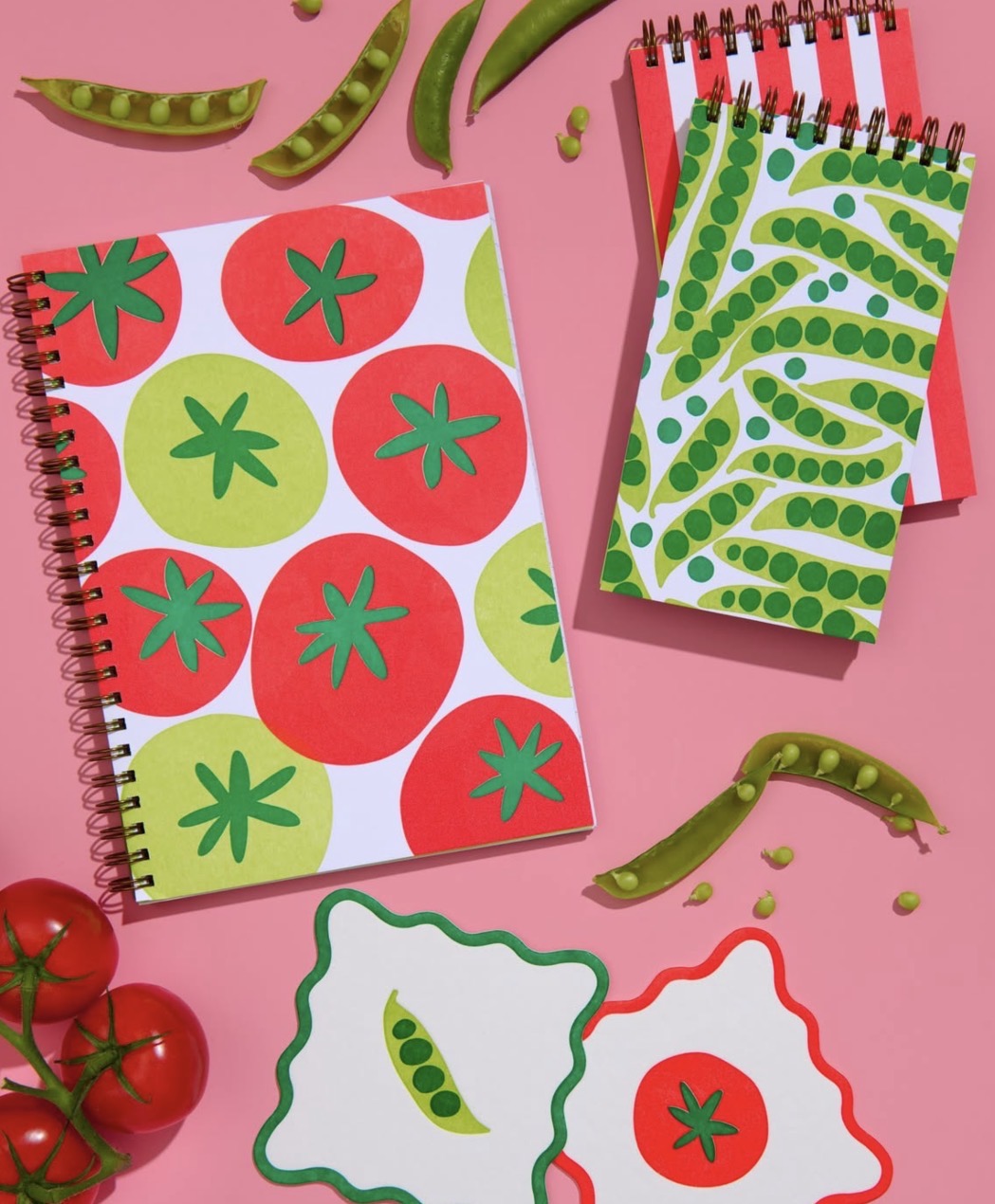 Tomato Letterpress Spiral Notebook - Image 7