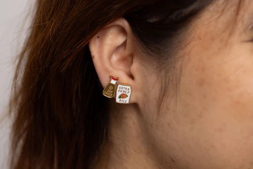 Soy Sauce & Rice Earrings - Image 3
