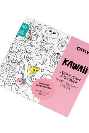 Kawaii Giant Coloring Poster