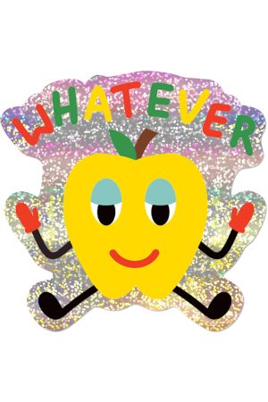 Whatever Apple Sticker