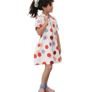 Polka Dot Utility Dress