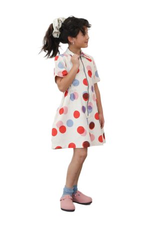 Polka Dot Utility Dress
