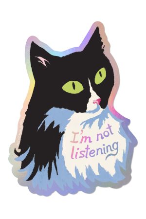 Not Listening Sticker