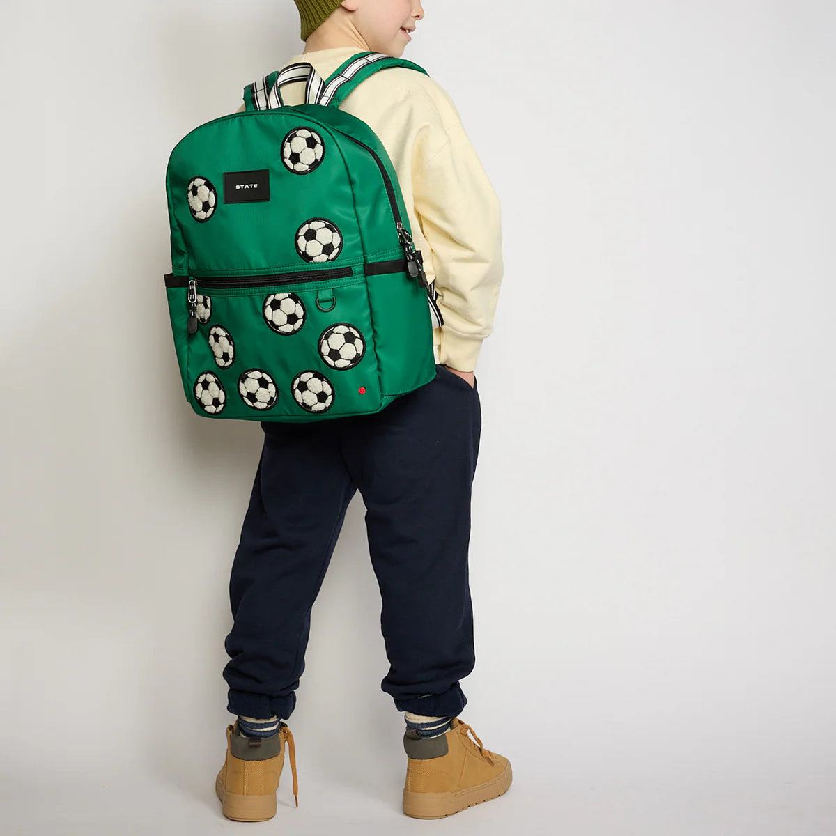 Fuzzy Soccer Balls Kane Backpack - Image 5