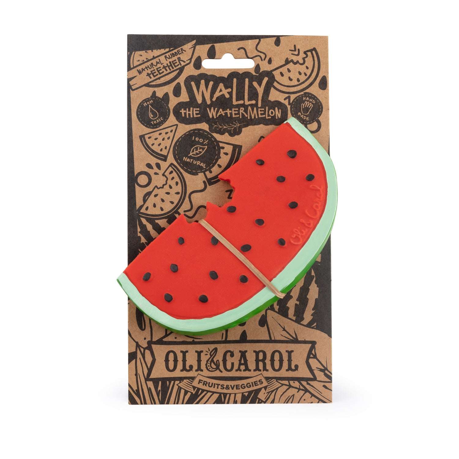 Wally the Watermelon Baby Teething Toy - Image 2