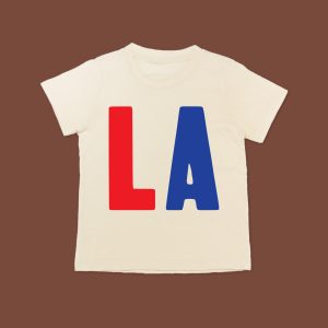 SALE Amanda Jane Jones x Mochi Kids LA Los Angeles Kid+ Adult Tee