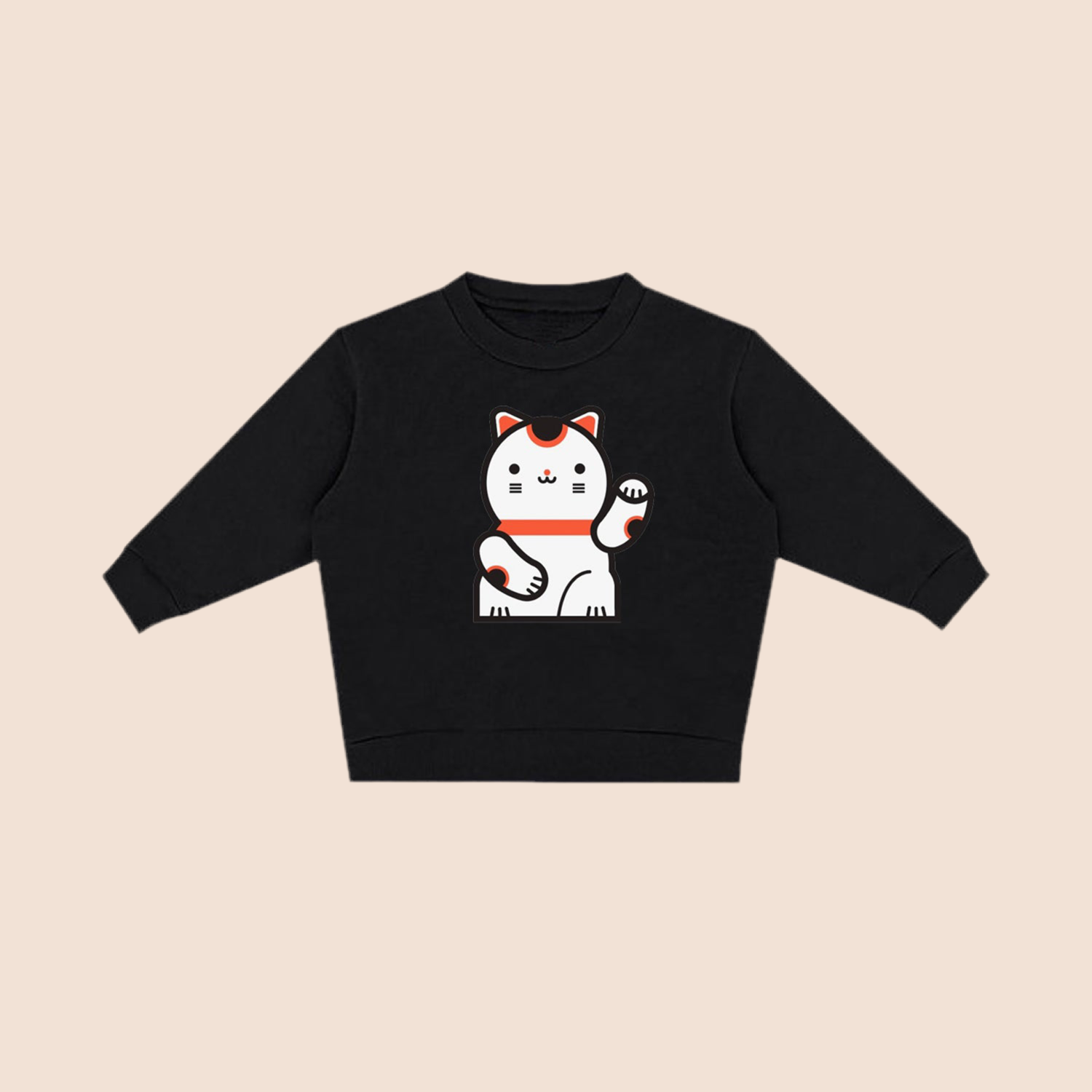 SALE Lucky Cat Kid + Adult Sweatshirt - Image 2