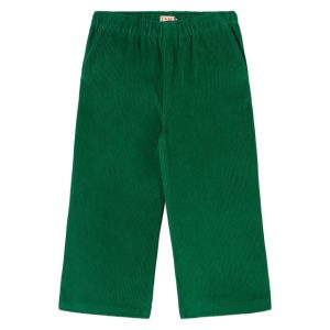 SALE Tiny Solid Pockets Woven Pants - Dark Emerald
