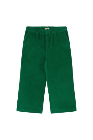 SALE Tiny Solid Pockets Woven Pants - Dark Emerald