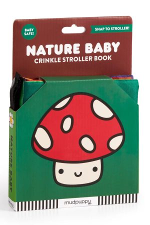 Nature Baby Crinkle Stroller Book by Mochi Kids for Mudpuppy