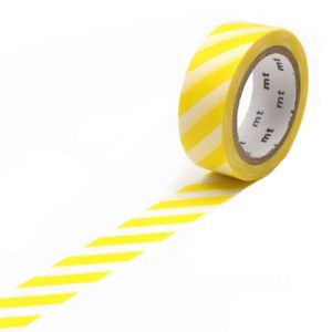 Stripe Lemon Washi Tape