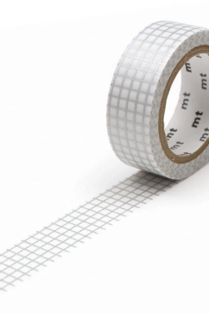 Silver Graph Washi Tape