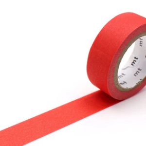 Matte Red Washi Tape