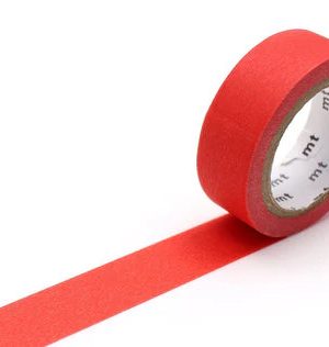 Matte Red Washi Tape
