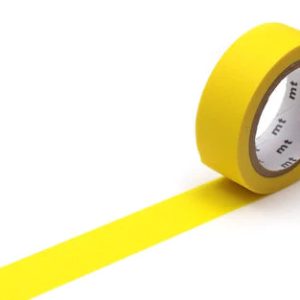 Matte Yellow Washi Tape