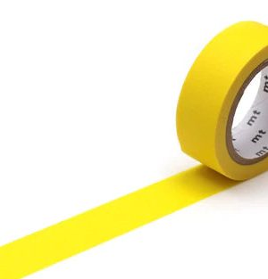 Matte Yellow Washi Tape