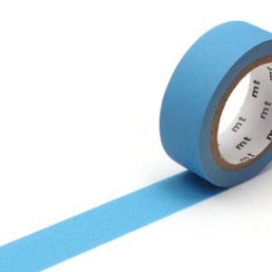 Matte Light Blue Washi Tape